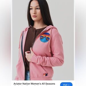 NewAviator Nation All Season Circle softest Terry cloth rainbow  street wear